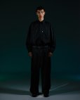 画像3: COOTIE PRODUCTIONS/Nylon Chino Cloth L/S Work Shirt（Black）［ナイロンチノクロスワークシャツ-24秋冬］ (3)