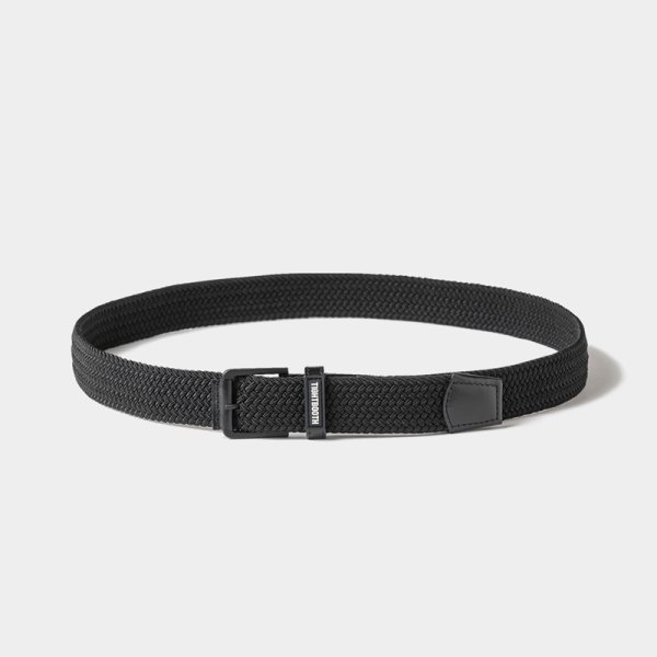 画像1: TIGHTBOOTH/STRETCH MESH BELT（Black）［ストレッチメッシュベルト-24秋冬］