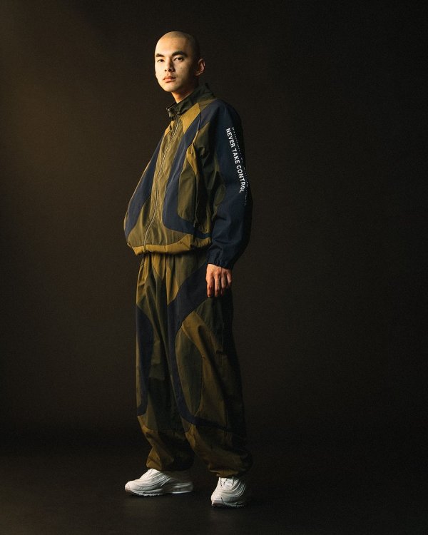 画像3: TIGHTBOOTH/RACING BALLOON PANTS（Olive/Navy）［レーシングバルーンパンツ-24秋冬］