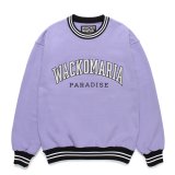 WACKO MARIA/HEAVY WEIGHT SWEAT SHIRT（PURPLE）［クルーネックスウェット-24秋冬］