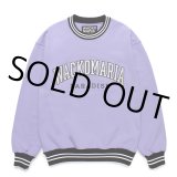 WACKO MARIA/HEAVY WEIGHT SWEAT SHIRT（PURPLE）［クルーネックスウェット-24秋冬］