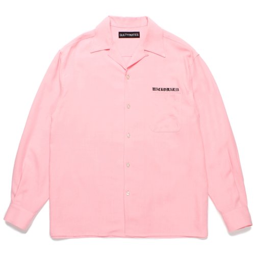 他の写真1: WACKO MARIA/50'S OPEN COLLAR SHIRT（PINK）［50'Sオープンカラーシャツ-24秋冬］