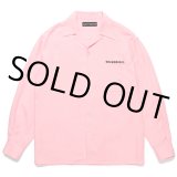 WACKO MARIA/50'S OPEN COLLAR SHIRT（PINK）［50'Sオープンカラーシャツ-24秋冬］