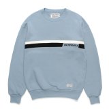 WACKO MARIA/MIDDLE WEIGHT SWEAT SHIRT（BLUE）［クルーネックスウェット-24秋冬］