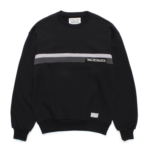 他の写真1: WACKO MARIA/MIDDLE WEIGHT SWEAT SHIRT（BLACK）［クルーネックスウェット-24秋冬］