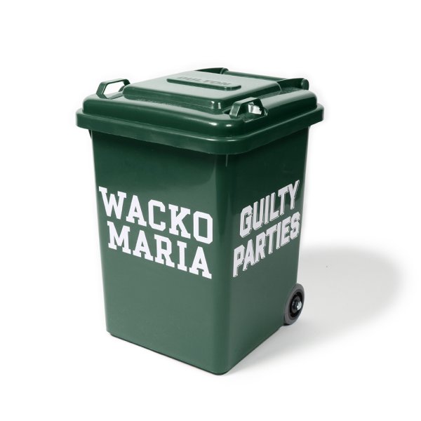 画像1: WACKO MARIA/TRASH CAN（SMALL）（GREEN）［トラッシュカン-24秋冬］