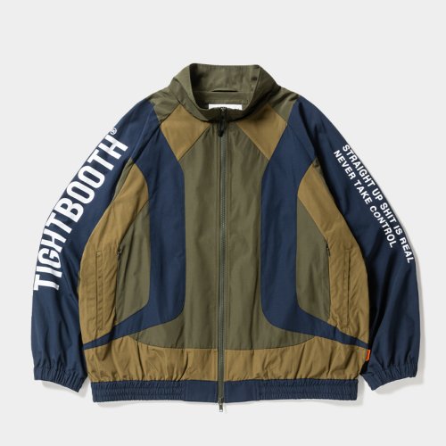 他の写真1: TIGHTBOOTH/RACING TRACK JACKET（Olive/Navy）［レーシングトラックJKT-24秋冬］