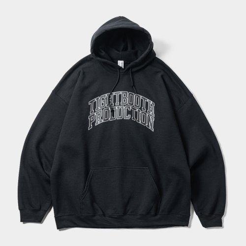 他の写真1: TIGHTBOOTH/COLLEGE HOODED SWEAT SHIRT（Black）［プルオーバーパーカー-24秋冬］