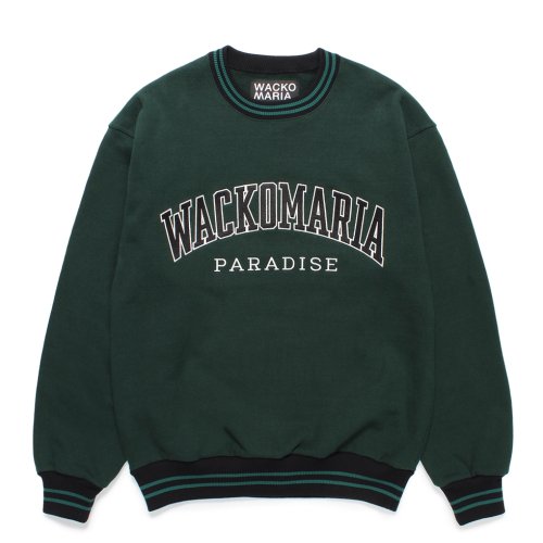 他の写真1: WACKO MARIA/HEAVY WEIGHT SWEAT SHIRT（GREEN）［クルーネックスウェット-24秋冬］