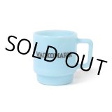 WACKO MARIA/MILK GLASS MUG（BLUE）［マグカップ-24秋冬］