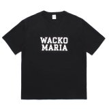 WACKO MARIA/WASHED HEAVY WEIGHT T-SHIRT（BLACK）［プリントT-24秋冬］