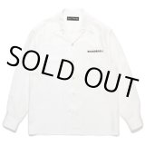 WACKO MARIA/50'S OPEN COLLAR SHIRT（WHITE）［50'Sオープンカラーシャツ-24秋冬］