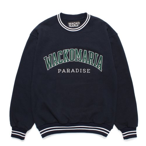 他の写真1: WACKO MARIA/HEAVY WEIGHT SWEAT SHIRT（NAVY）［クルーネックスウェット-24秋冬］