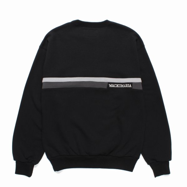 画像2: WACKO MARIA/MIDDLE WEIGHT SWEAT SHIRT（BLACK）［クルーネックスウェット-24秋冬］