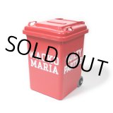 WACKO MARIA/TRASH CAN（SMALL）（RED）［トラッシュカン-24秋冬］