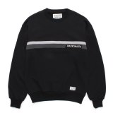 WACKO MARIA/MIDDLE WEIGHT SWEAT SHIRT（BLACK）［クルーネックスウェット-24秋冬］