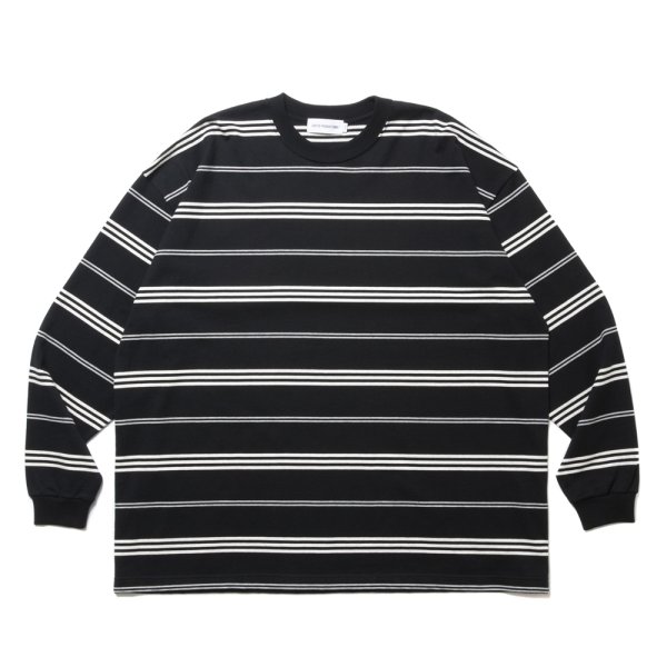 画像1: COOTIE PRODUCTIONS/Border L/S Tee（Black）［ボーダー長袖T-24秋冬］