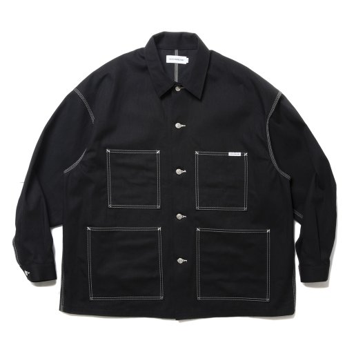 他の写真1: COOTIE PRODUCTIONS/Rigid Denim Coverall（Black）［リジッドデニムカバーオール-24秋冬］