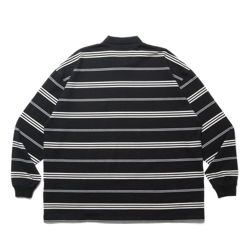 他の写真2: COOTIE PRODUCTIONS/Border L/S Polo（Black）［ボーダー長袖ポロ-24秋冬］