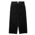 画像1: COOTIE PRODUCTIONS/Rigid Denim Painter Pants（Black）［リジッドデニムペインターパンツ-24秋冬］ (1)