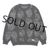 WACKO MARIA/56 TATTOO STUDIO / JACQUARD KNIT SWEATER（BLACK）［ジャガードセーター-24秋冬］