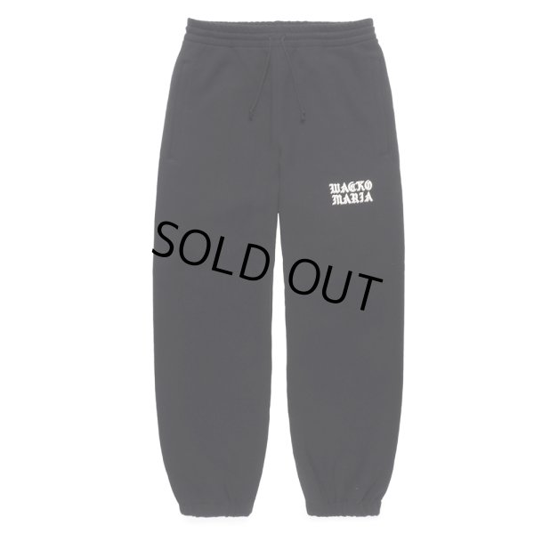 画像1: WACKO MARIA/MIDDLE WEIGHT SWEAT PANTS（BLACK）［スウェットパンツ-24秋冬］