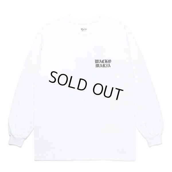 画像2: WACKO MARIA/LONG SLEEVE T-SHIRT（WHITE）［プリント長袖T-24秋冬］