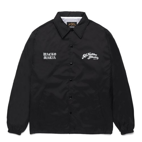 他の写真1: WACKO MARIA/56 TATTOO STUDIO / COACH JACKET（BLACK）［コーチJKT-24秋冬］