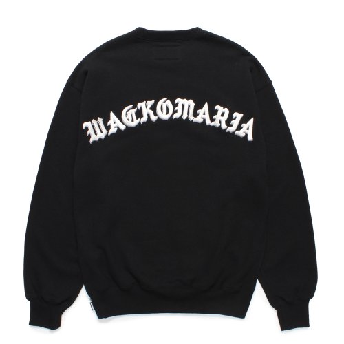 他の写真2: WACKO MARIA/MIDDLE WEIGHT SWEAT SHIRT（BLACK）［クルーネックスウェット-24秋冬］