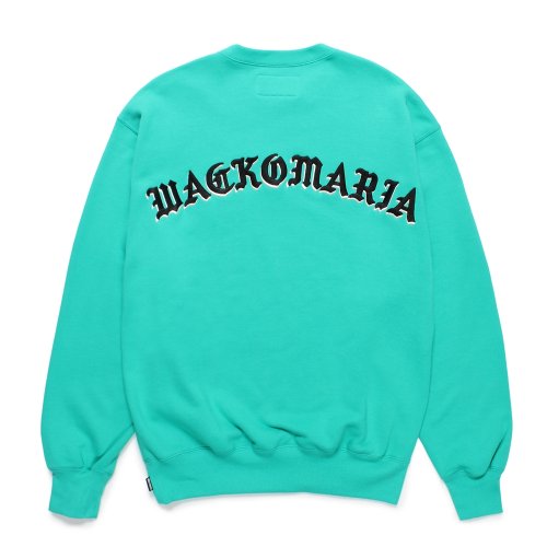 他の写真2: WACKO MARIA/MIDDLE WEIGHT SWEAT SHIRT（TURQUOISE）［クルーネックスウェット-24秋冬］