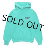 WACKO MARIA/MIDDLE WEIGHT HOODED SWEAT SHIRT（TURQUOISE）［プルオーバーパーカー-24秋冬］