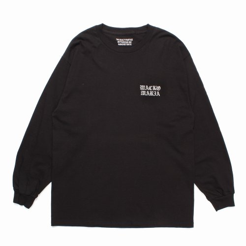 他の写真1: WACKO MARIA/LONG SLEEVE T-SHIRT（BLACK）［刺繍長袖T-24秋冬］