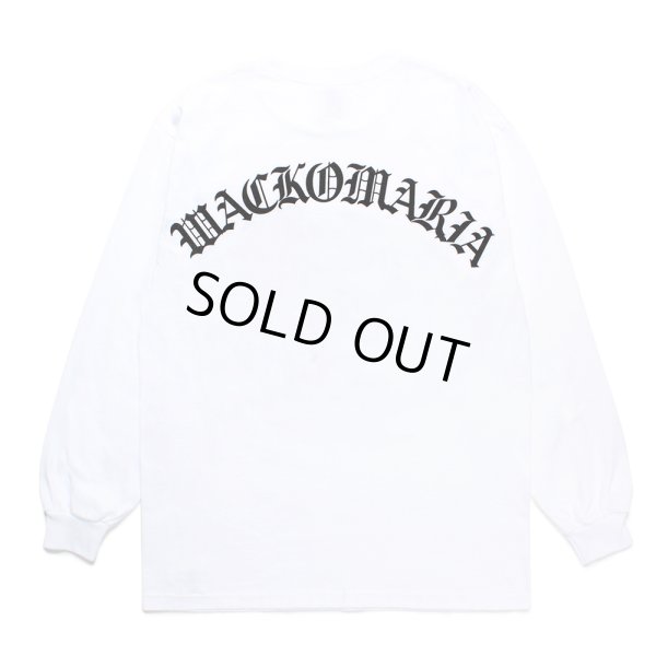 画像1: WACKO MARIA/LONG SLEEVE T-SHIRT（WHITE）［プリント長袖T-24秋冬］