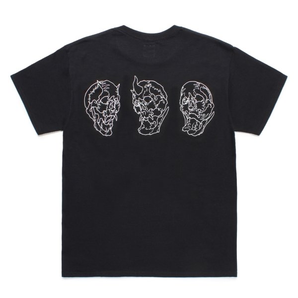 画像1: WACKO MARIA/56 TATTOO STUDIO / T-SHIRT（BLACK）［プリントT-24秋冬］