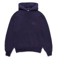 画像1: WACKO MARIA/MIDDLE WEIGHT HOODED SWEAT SHIRT（PURPLE）［プルオーバーパーカー-24秋冬］ (1)