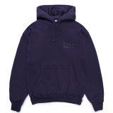 WACKO MARIA/MIDDLE WEIGHT HOODED SWEAT SHIRT（PURPLE）［プルオーバーパーカー-24秋冬］