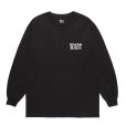 画像2: WACKO MARIA/LONG SLEEVE T-SHIRT（BLACK）［プリント長袖T-24秋冬］ (2)