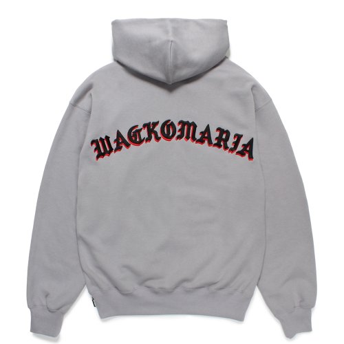 他の写真2: WACKO MARIA/MIDDLE WEIGHT HOODED SWEAT SHIRT（GRAY）［プルオーバーパーカー-24秋冬］