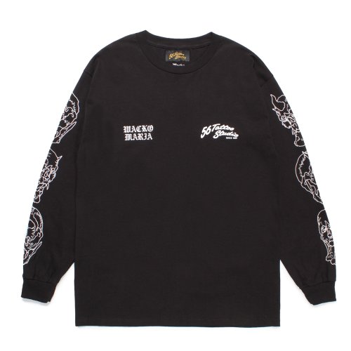 他の写真1: WACKO MARIA/56 TATTOO STUDIO / LONG SLEEVE T-SHIRT（BLACK）［プリント長袖T-24秋冬］