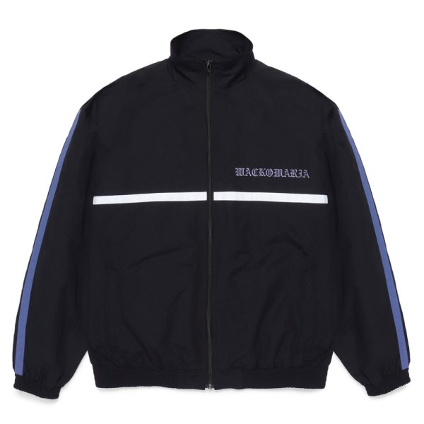 画像1: WACKO MARIA/NYLON TRACK JACKET（BLACK）［ナイロントラックJKT-24秋冬］