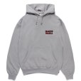 画像1: WACKO MARIA/MIDDLE WEIGHT HOODED SWEAT SHIRT（GRAY）［プルオーバーパーカー-24秋冬］ (1)