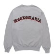 画像2: WACKO MARIA/MIDDLE WEIGHT SWEAT SHIRT（GRAY）［クルーネックスウェット-24秋冬］ (2)