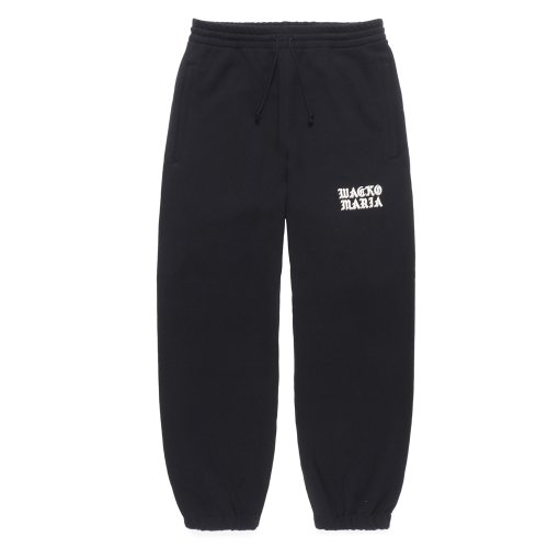 他の写真1: WACKO MARIA/MIDDLE WEIGHT SWEAT PANTS（BLACK）［スウェットパンツ-24秋冬］