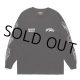 WACKO MARIA/56 TATTOO STUDIO / LONG SLEEVE T-SHIRT（BLACK）［プリント長袖T-24秋冬］