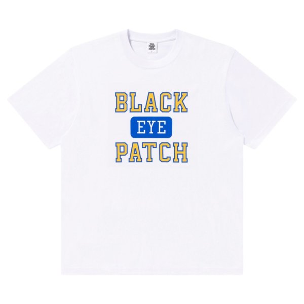 画像1: BlackEyePatch/COLLEGE LOGO TEE（WHITE）