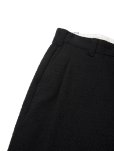 画像3: COOTIE PRODUCTIONS/Needle Punch Twill 1 Tuck Trousers（Black）［ニードルパンチツイルワンタックトラウザース-24秋冬］