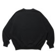 画像2: COOTIE PRODUCTIONS/Open End Yarn Plain Sweat Crew（Black）［スウェットクルー-24秋冬］ (2)