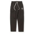 画像1: CALEE/60'S LOOP WHEEL SWEAT RELAX PANTS（VINTAGE BLACK）［スウェットパンツ-24秋冬］ (1)