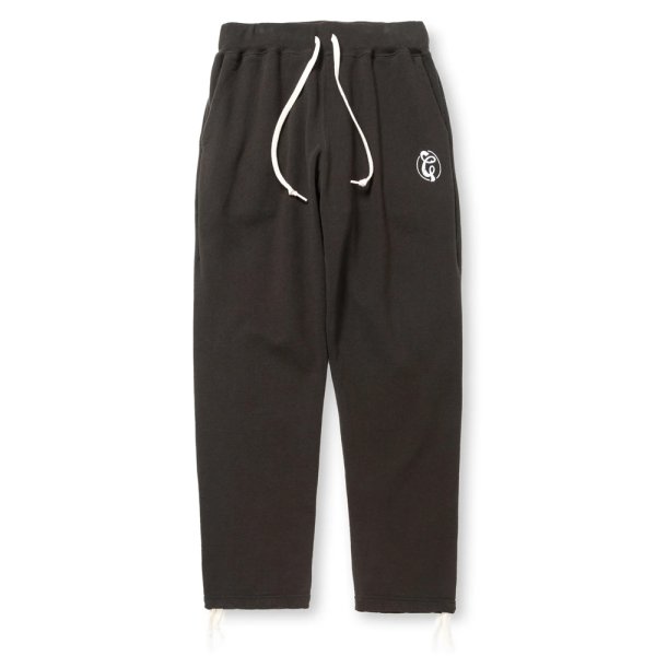 画像1: CALEE/60'S LOOP WHEEL SWEAT RELAX PANTS（VINTAGE BLACK）［スウェットパンツ-24秋冬］