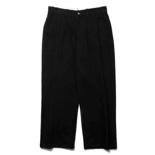 他の写真1: COOTIE PRODUCTIONS/Needle Punch Twill 1 Tuck Trousers（Black）［ニードルパンチツイルワンタックトラウザース-24秋冬］